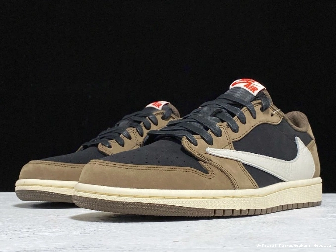 Official Maikesneakers Low SP Dark Scott CQ4277-001 Mocha x 1 OG Air Travis Jordan 0813